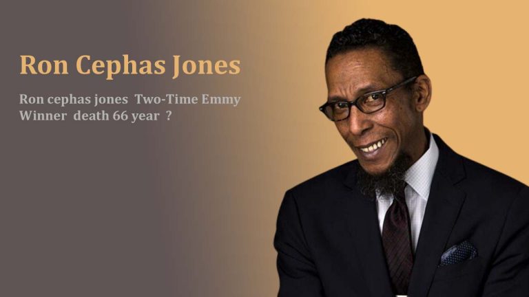 ron cephas jones Two-Time Emmy Winner death 66 year?
